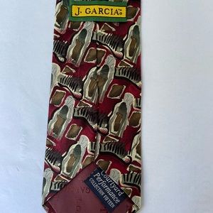Jerry Garcia courtyard performance collection fifteen large mens silk tie